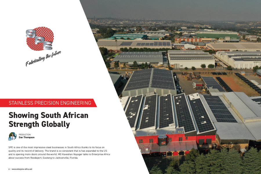 SPE Featured Enterprise Africa Magazine